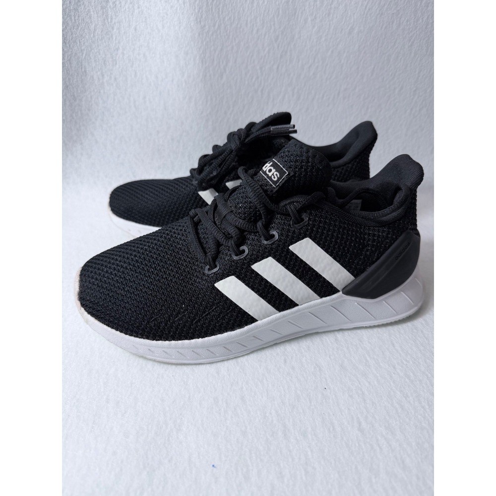 Adidas Questar Flow NXT Black White Mesh Running Shoes Kids 4.5 Women 6 FZ2957 - Picture 12 of 13